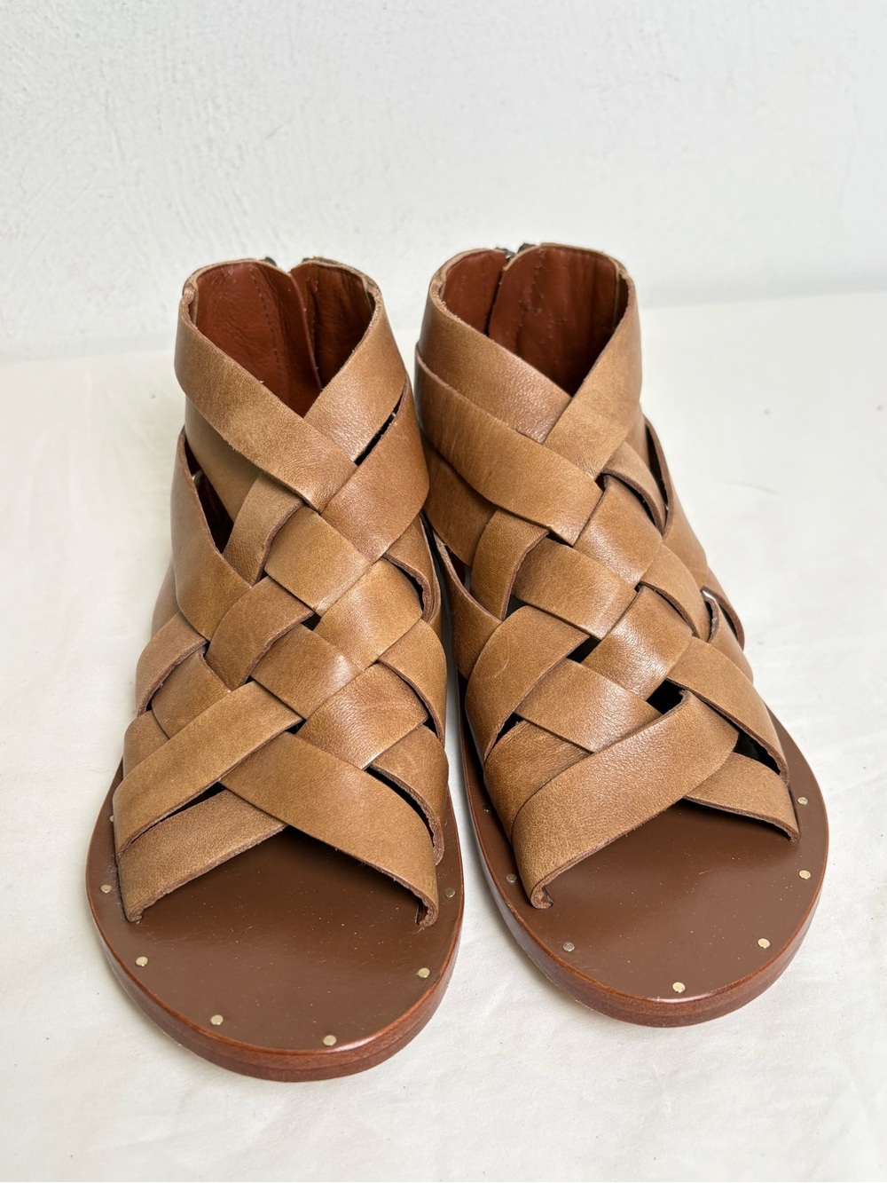 BEEK Turaco woven leather sandal 7
